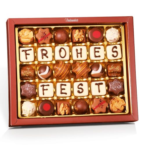 Inhalt: "FROHES FEST" Kollektion mit 30 Pralinen